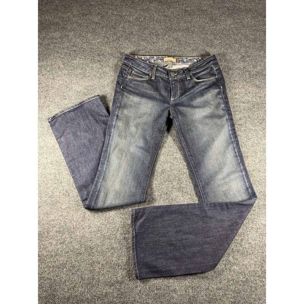 Paige Premium Denim Cloverdale Bootcut Jeans Low Rise Womens Size 30 Vintage